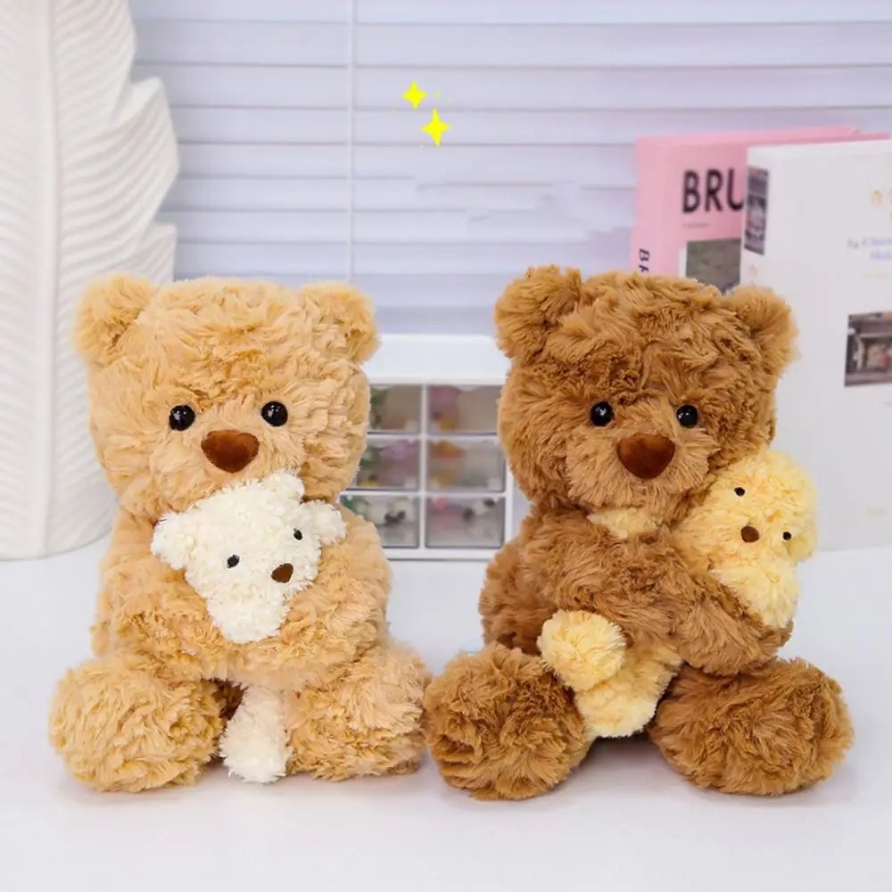 Conejo esponjoso Kawaii, colección hecha a mano, muñeco de conejito relleno, cómodo, suave, oso para padres e hijos, regalos de animales de peluche