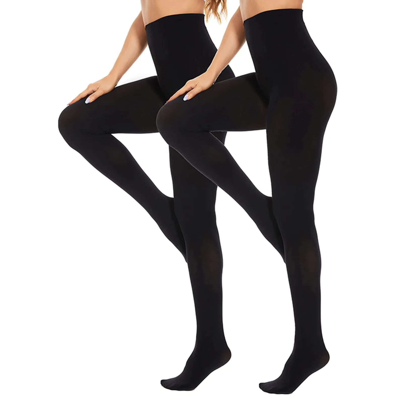 Sexy Lady Tights Solid Color Stretch Footed Pantyhose Ninth Pants Women Tights Stockings Female Black Elasticity Leggings