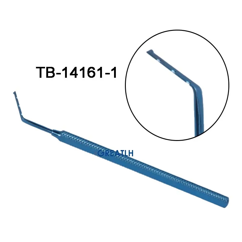 Titanium Alloy Helveston Scleral Marking Ruler Ophthalmic Eye Instrument 0-10mm Scale