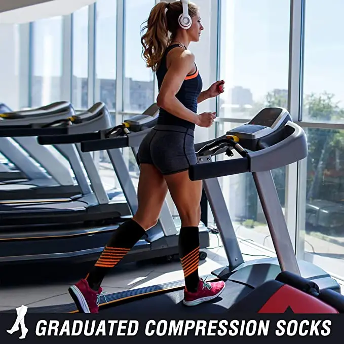 58 أنماط جديدة جوارب ضغط للرجال النساء رياضة الجري ماراثون الانتعاش في الهواء الطلق ركوب الدراجات جوارب عدم الانزلاق عالية