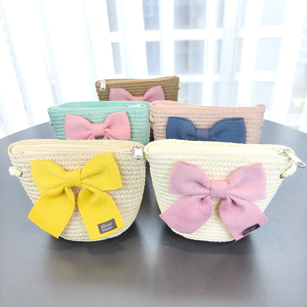 女の子 2 個麦わら帽子ソリッドカラー屋外旅行日よけ帽子花柄 - Paper Straw Color のレビューと価格