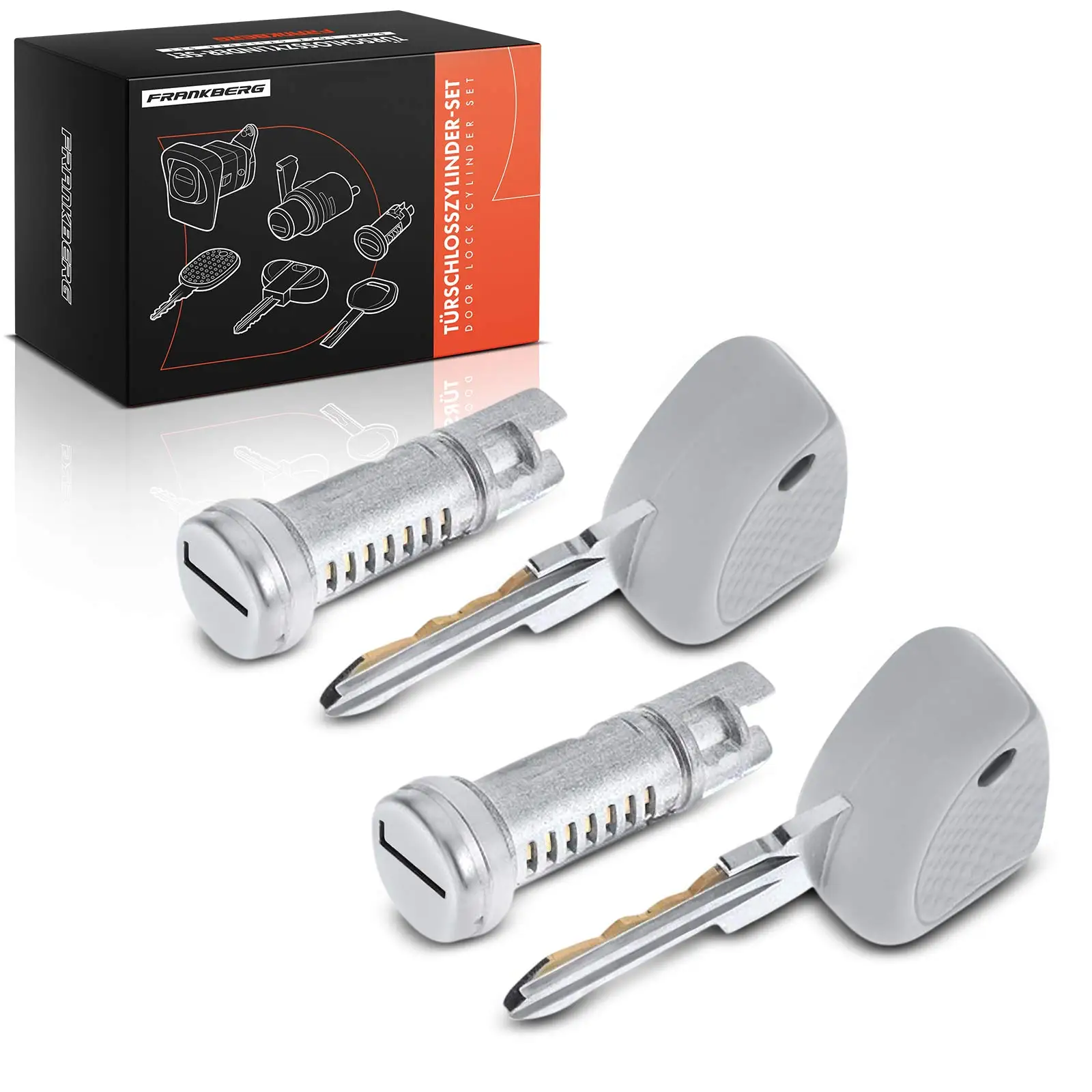 Frankberg 2x slotcilinder voertuigdeur voor Iveco Eurotech 2003-2008 2992664-2 2992664