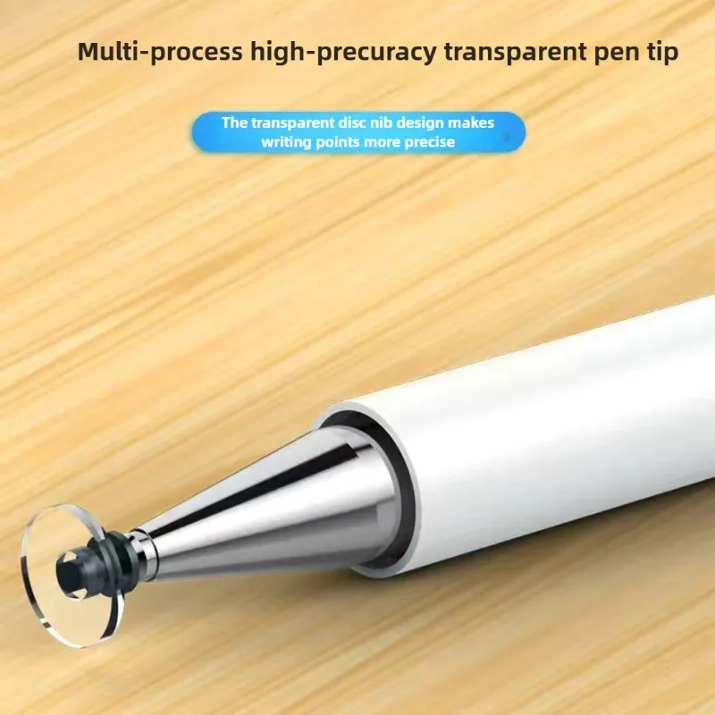 

Suction Cup Transparent Disc Stylus Tip - Passive Silicone Replacement Head for Capacitive Touch Control Pen (Accessory)