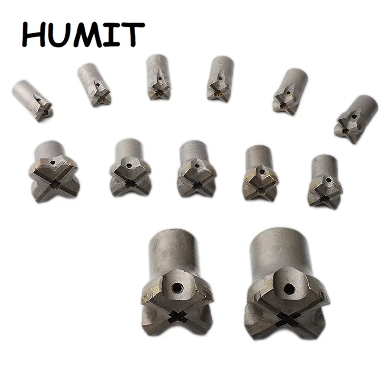 Imagem -03 - Hard Alloy Rock Cross Cinzel Bocados de Perfuração Taper Cinzel Core Drill Tips para Mining Tunnel Stone 10 Pcs 28100 mm