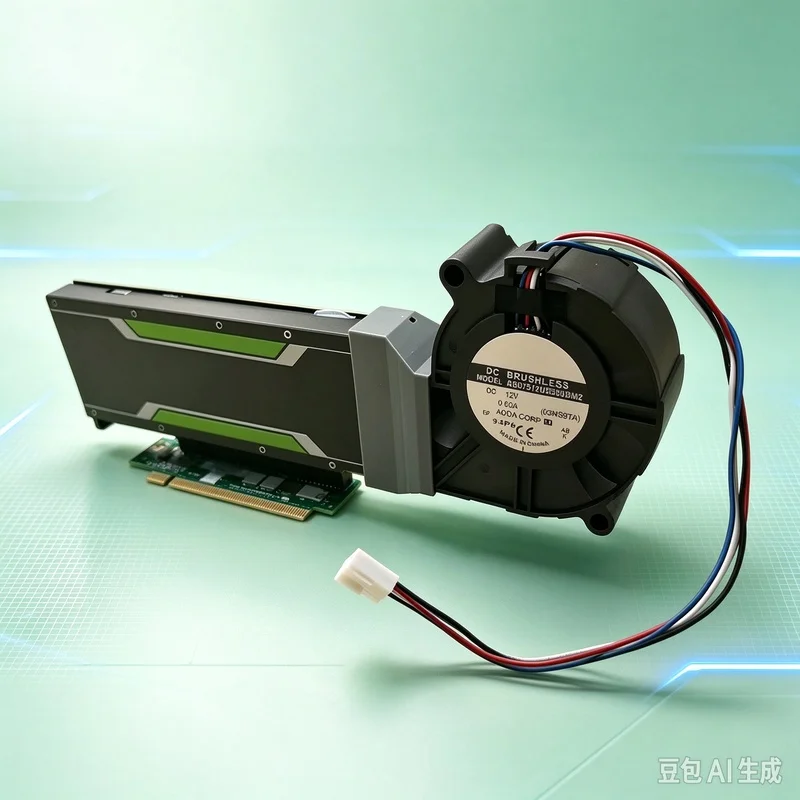 New A+ For NVIDIA For Tesla P4 M4 T4 GPU 70mm Turbo Active Cooling Fan BRUSHLESS AB07512UB300BM2