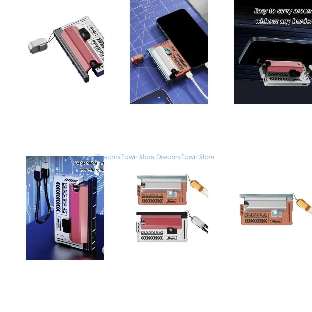 HX6A 22.5W 21700 Fast Charging Detachable Mobile Power Case Housing Battery Holder