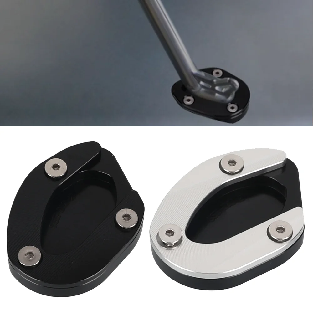 

Motorcycle Accessories For MV Agusta Rivale Dragster 800 2014 2015 2016 2017 2018 Kickstand Extension Foot Side Stand Pad Plate