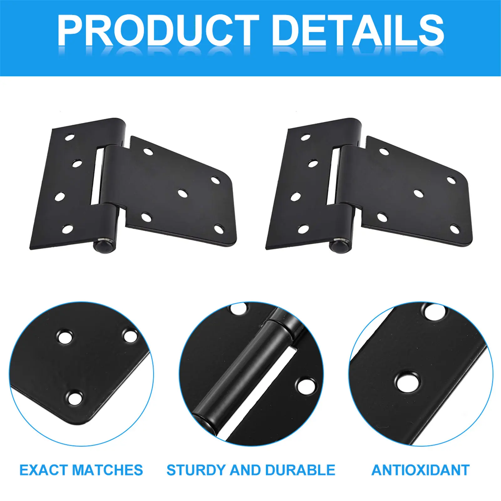 3pcs-black-coated-t-shape-door-hinges-strong-carbon-steel-heavy-duty-gate-hinges-silent-flexible-stabler-fixation-for-doors