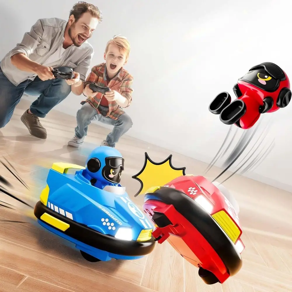 

New Long Endurance Remote Bumper Car Ages 6 and up Mini Ejector Vehicle Controlled Charging Kart Toy