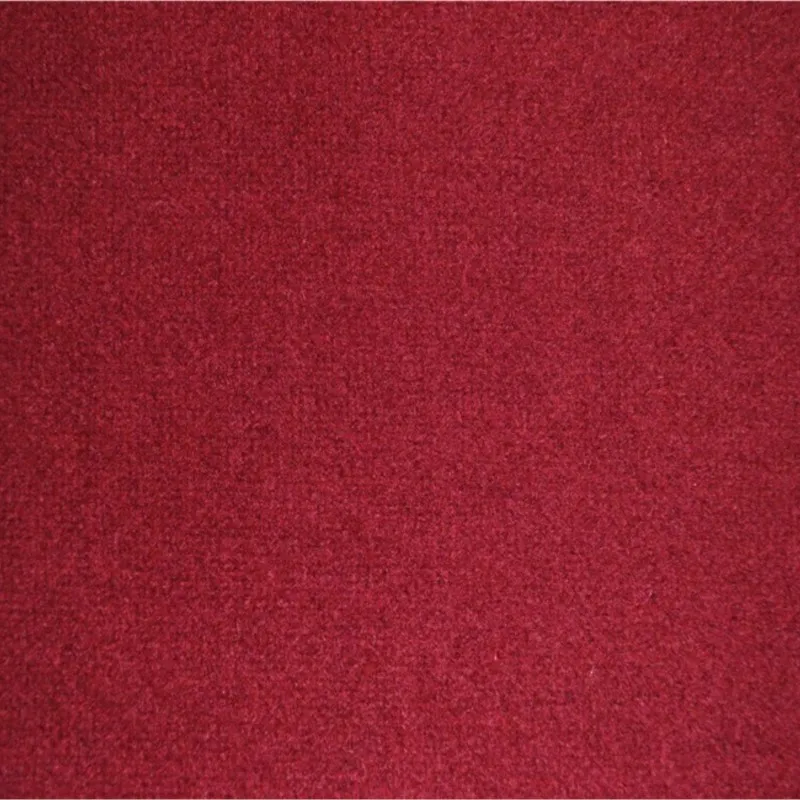 

Wine red blended wool fabric for fashion autumn and winter suit skirt set clothing