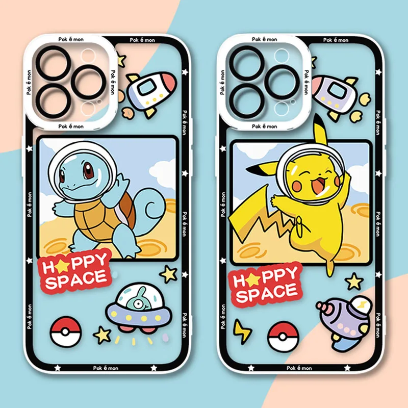 Cartoon Pokemon Phone Case for Xiaomi Redmi 12 4G 12C 11A 10 10C 10X 9 9A 9C 9T 8 8A 7A K20 K30 Pro K50 Gaming K60 Ultra Cover