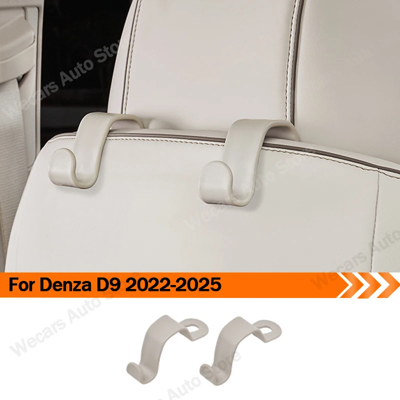 

Rear Seat Hooks For BYD Denza D9 2022+ Backrest Storage Hooks Interior Multi-Function Hook auto Accessories