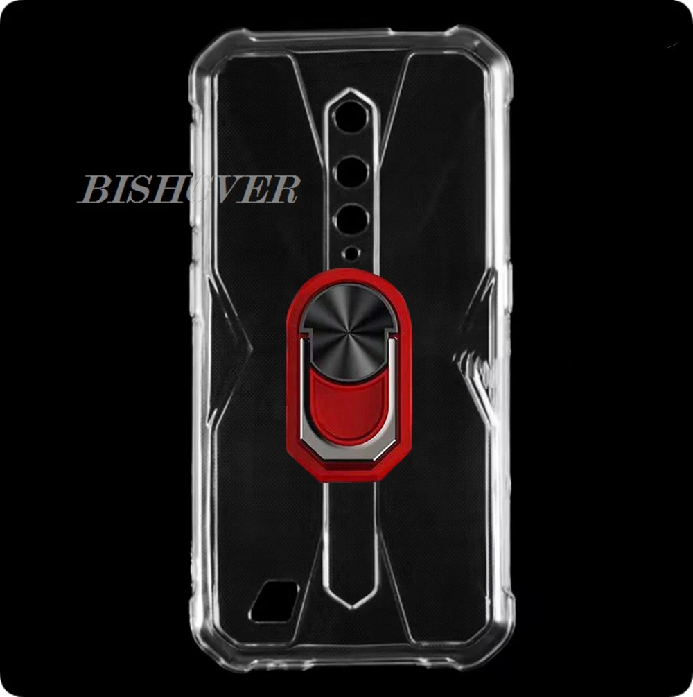 Magnet Phone Case ForUlefone RugKing 2 Pro 5.45" Ulefone RugKing 2 Pro RugKing2 Pro Soft TPU Silicone Cover With Ring Holder