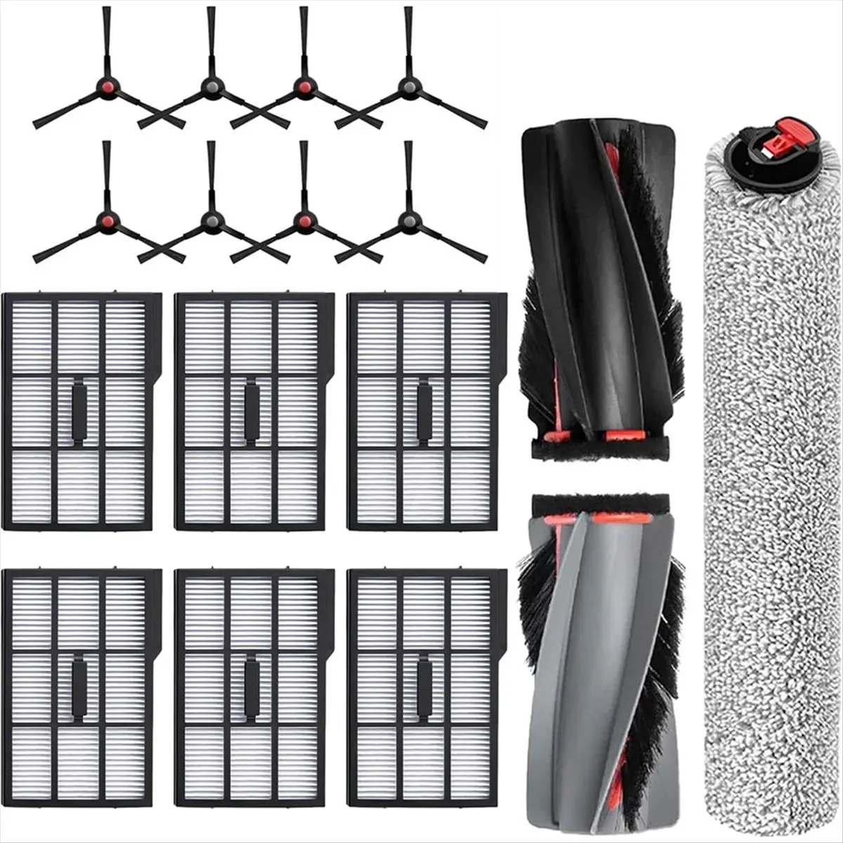 

Аксессуары E25 Omni для робота-пылесоса E25 Omni / E28 Omni Комплект запасных частей: основная щетка, роликовая швабра, фильтр Hepa [BWASCLIM]