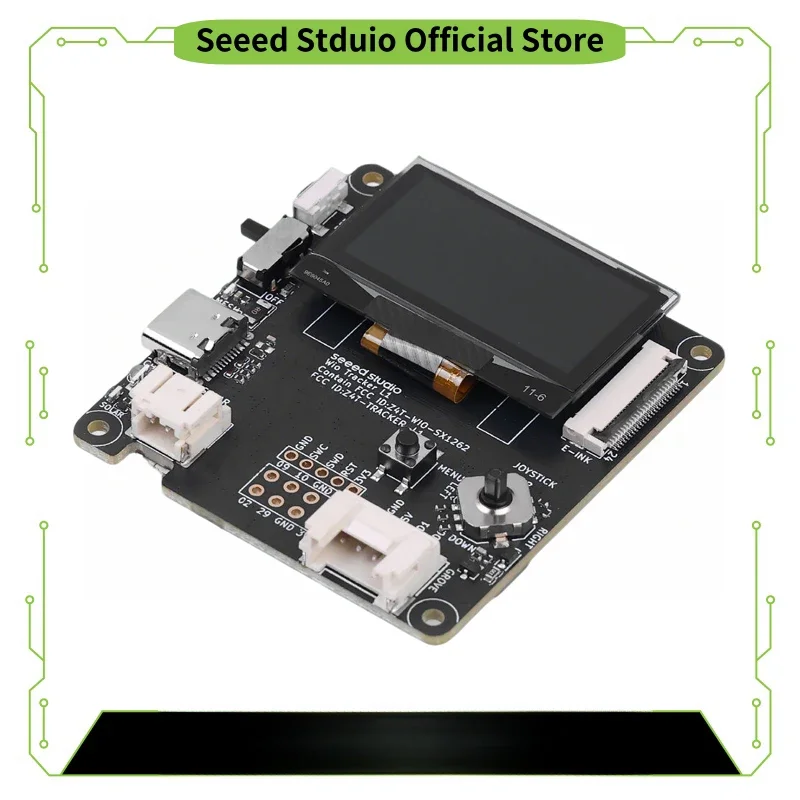 SmCpWio Tracker L1 Meshtastic Node LoRa Wio-SX1262 868Mhz 915MHz Low-power Scalable,nRF52840, L76K GPS Tracking, Development Boa