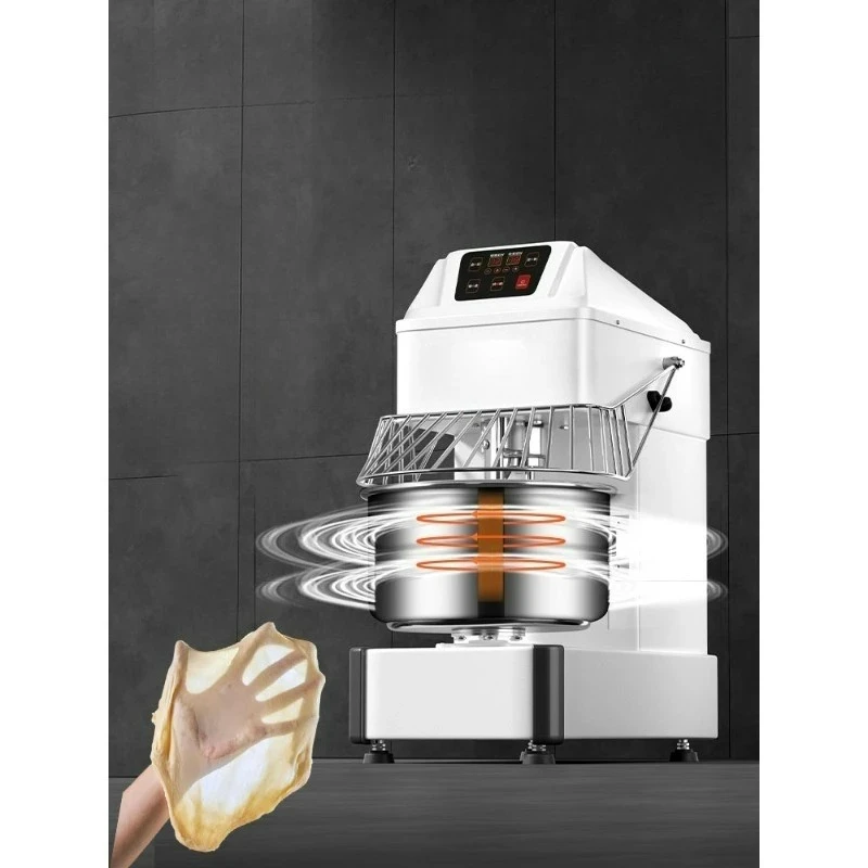 Factory Direct 2026 Commercial Dough Mixer Double Action Double Speed Large, Live Noodle Automatic Kneading Mixer