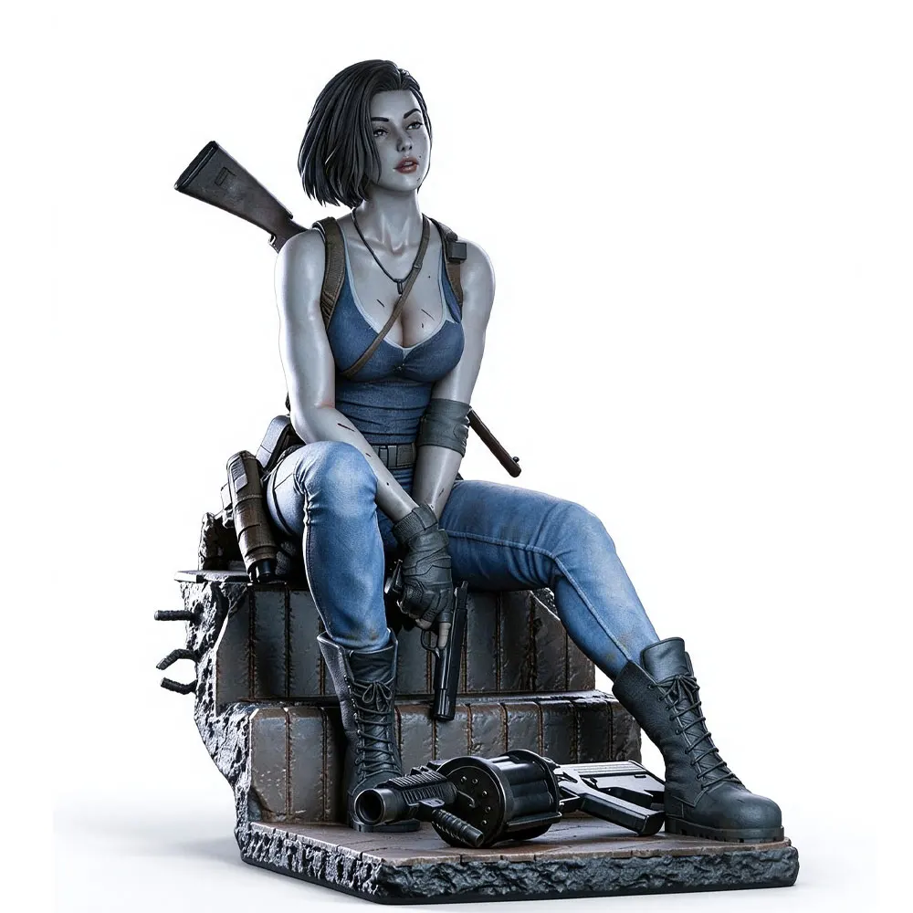 1/24--1/8 Movie Character Model Girl Resin Model Kits 3D Printed Gray Model Figurine DIY Doll Model Unassembled And Unpainted