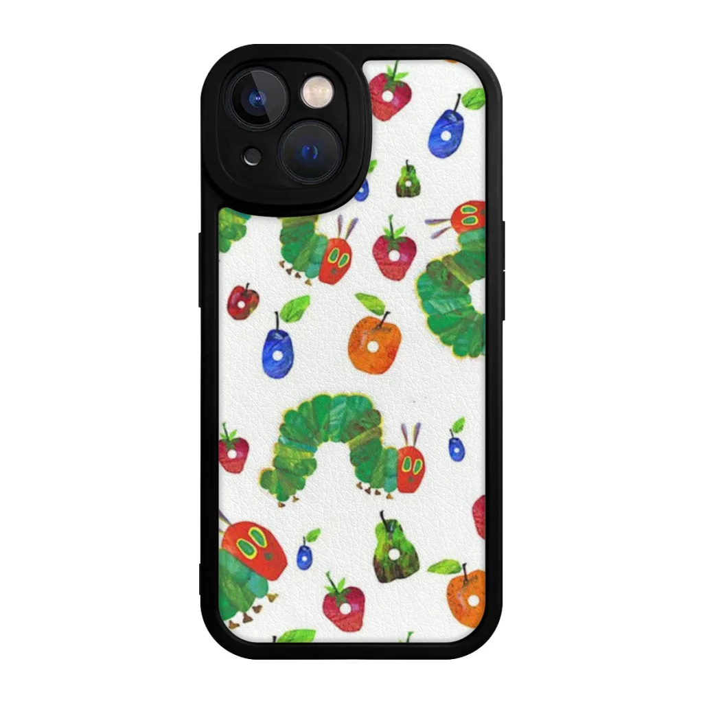 Hungry Caterpillar Phone Case For iPhone 15 Pro Max Plus Soft  Silicone Cover