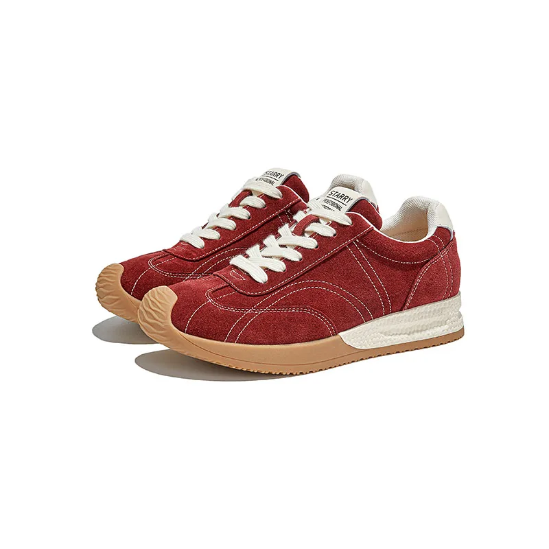 Aiyuqi 2025 novos sapatos esportivos femininos antiderrapantes apartamentos dexun sapatos femininos tamanho grande casual rendas tênis femininos
