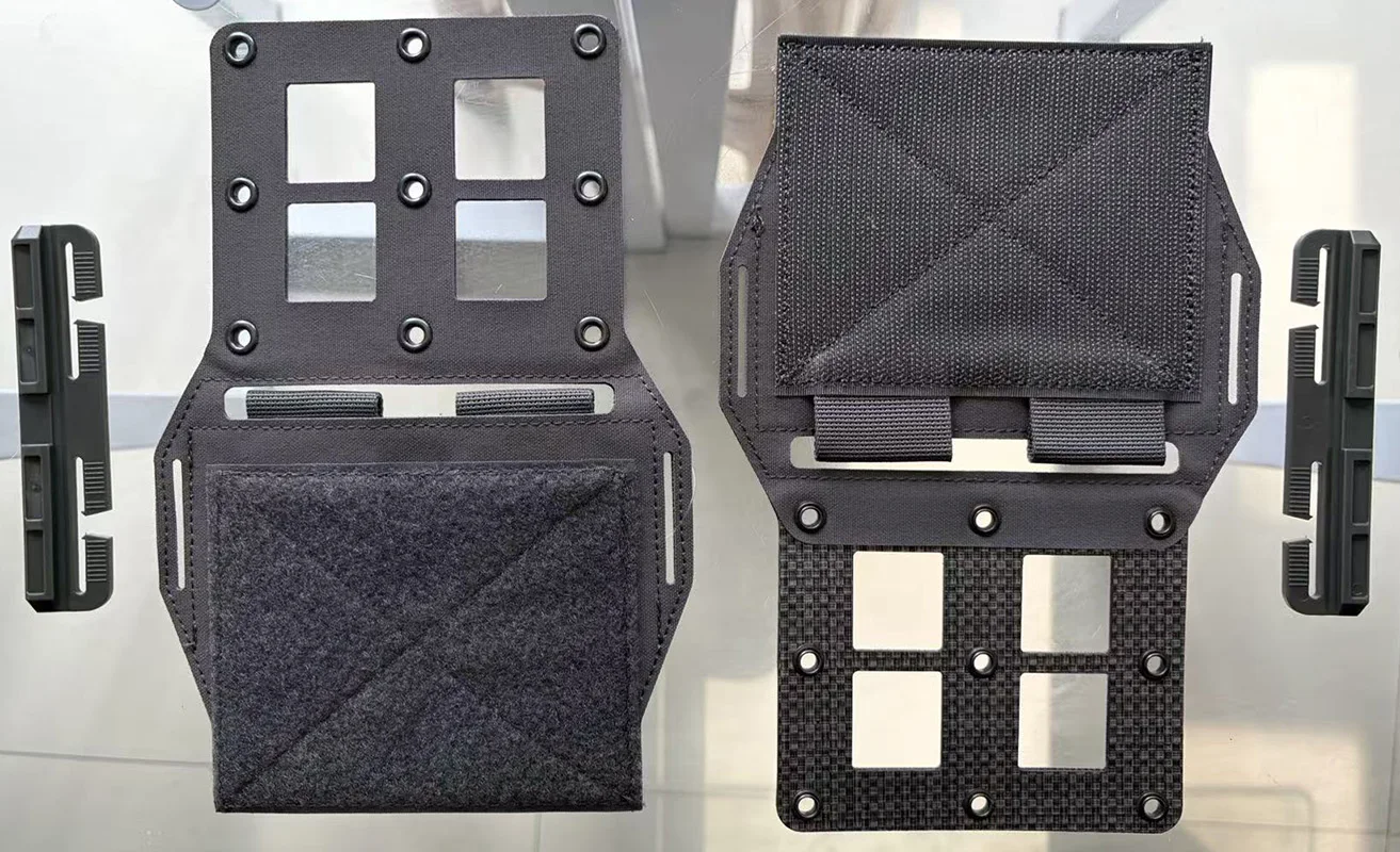 2PCS MOLLE Expansion Wing Tactical Vest Plate Carrier Expander Mounting Platform Knives Pouches Holder MK5 Chest Rig Accessories