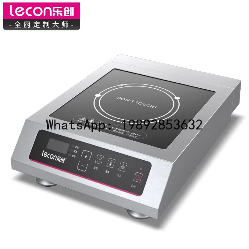 YY High-power stainless steel countertop induction cooker - perfect for cafeterias, and home  operation for stir-frying