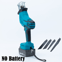 Brushless Cordless Reciprocating Saw for Makita LXT 18V Lithium Battery Cutting Saber Saw Wood Pipe Power Tools(No Battery)