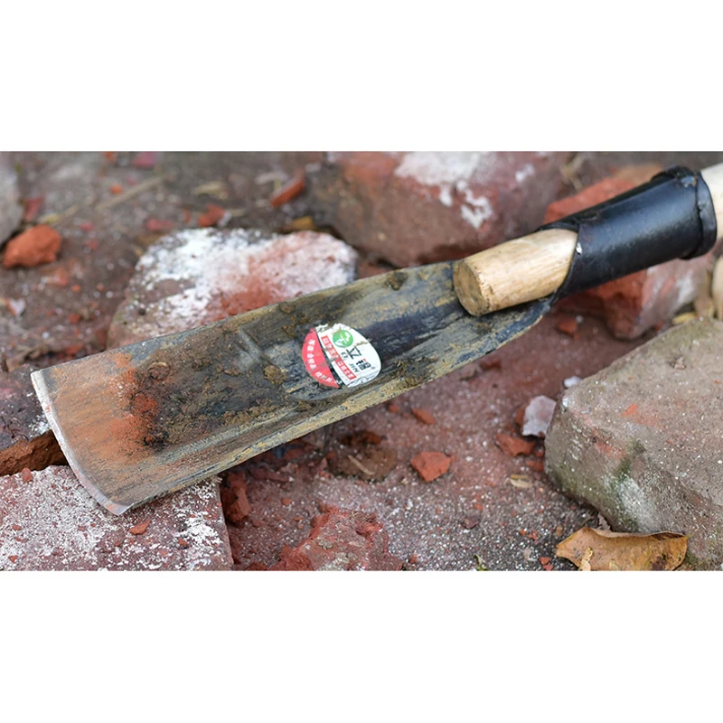 Hand-forged digging artifact tool digging pole digging hole shovel soil sample bucket tree digging hole shovel shovel