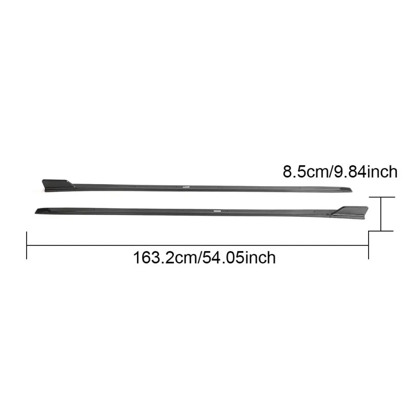 For 2022-2023 Honda Civic R-shaped Carbon Fiber Side Skirt