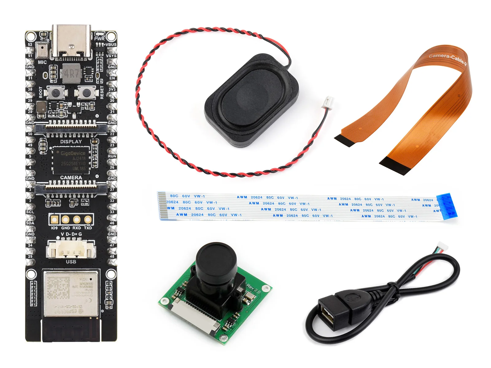 Макетная плата Waveshare ESP32-P4, высокопроизводительная макетная плата на базе ESP32-P4 и ESP32-C6, поддержка WiFi 6 BLE 5