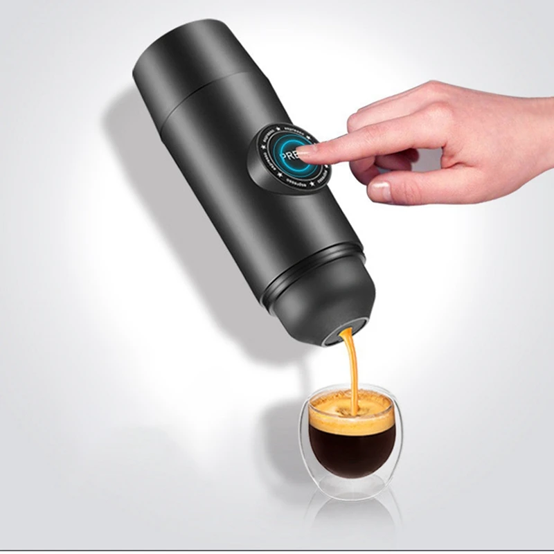 Portable Coffee Machine Electric Coffee Machine Household Rechargeable Battery Car Mini Electric Espresso Capsule Coffee Machine