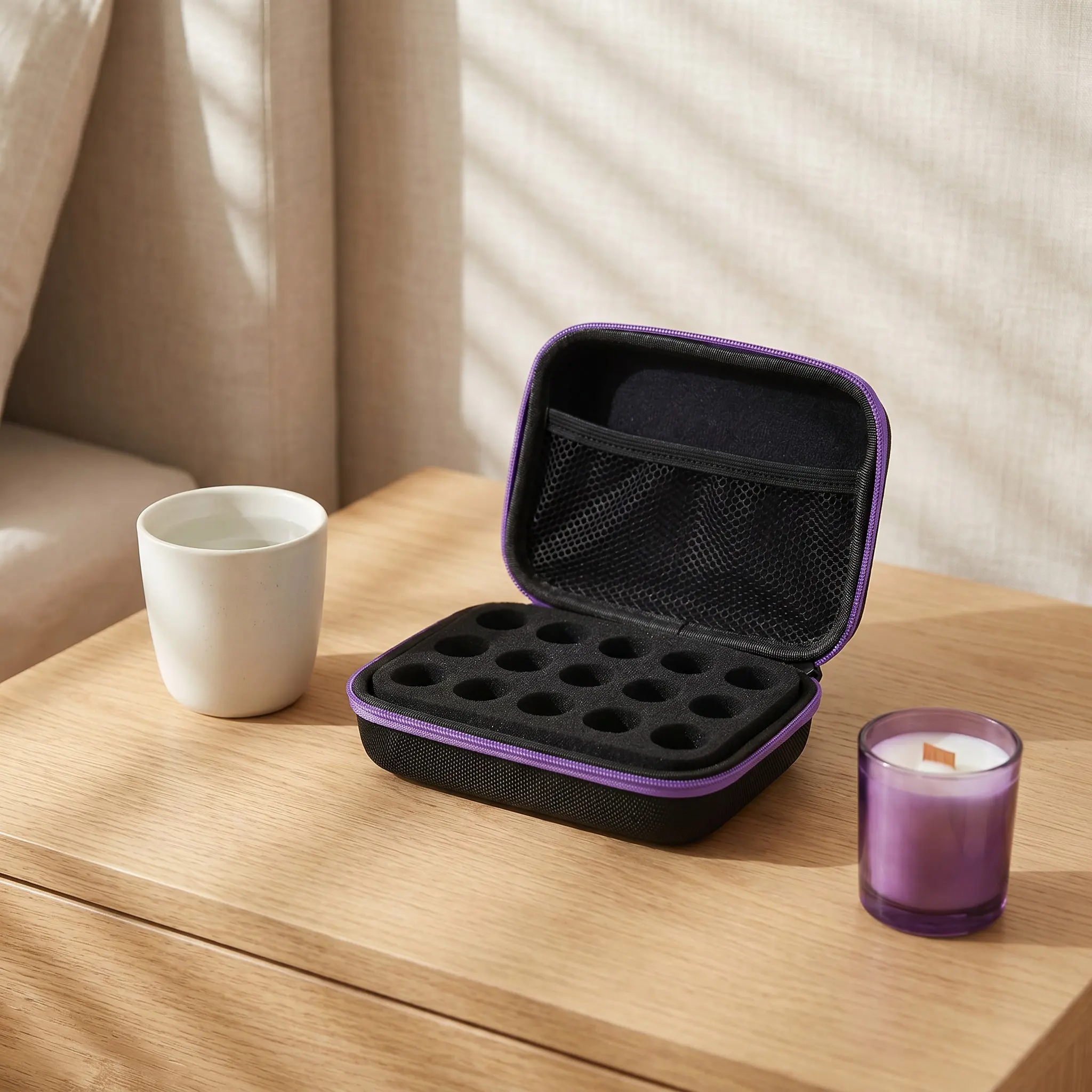 15-Compartment Insulin Cooler Carrying Case Shockproof Vial Protector 10Ml Insulin Organizer Storage Case for Travel