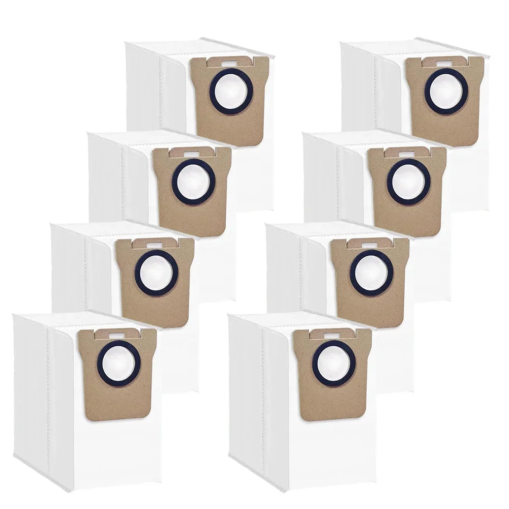 8PCS Automatic Emptying Vacuum Cleaner Dust Bag Hygienic Dust Containment For Xiaomi H40/ OV51 Robot Vacuum Cleaner Parts
