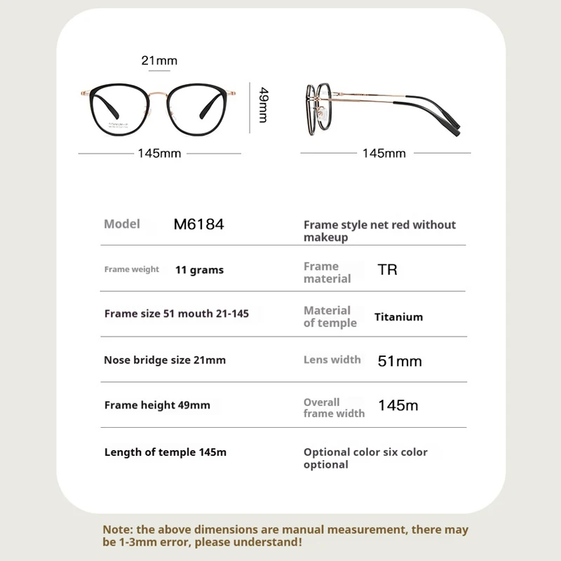 Fashionable exquisite titanium alloy glasses women's cat eyes TR prescription glasses progressive multi focal Myopia Eyewear