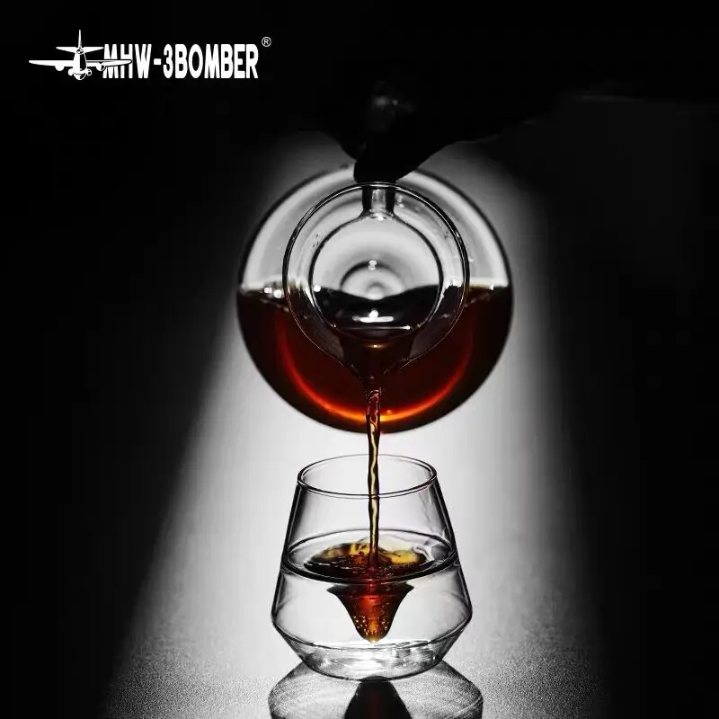 MHW-3BOMBER Hill Style Glass Coffee Server Heat Resistant Dripping Sharing Pot Graduated Measurement for Home Office Cafe Daily - view 3
