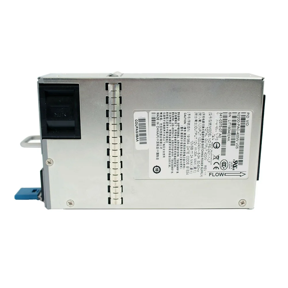 100% Test for Power Supply for CISCO N2200-PAC-400W PS-2421-1-LF NEXUS2000 400W Work Good