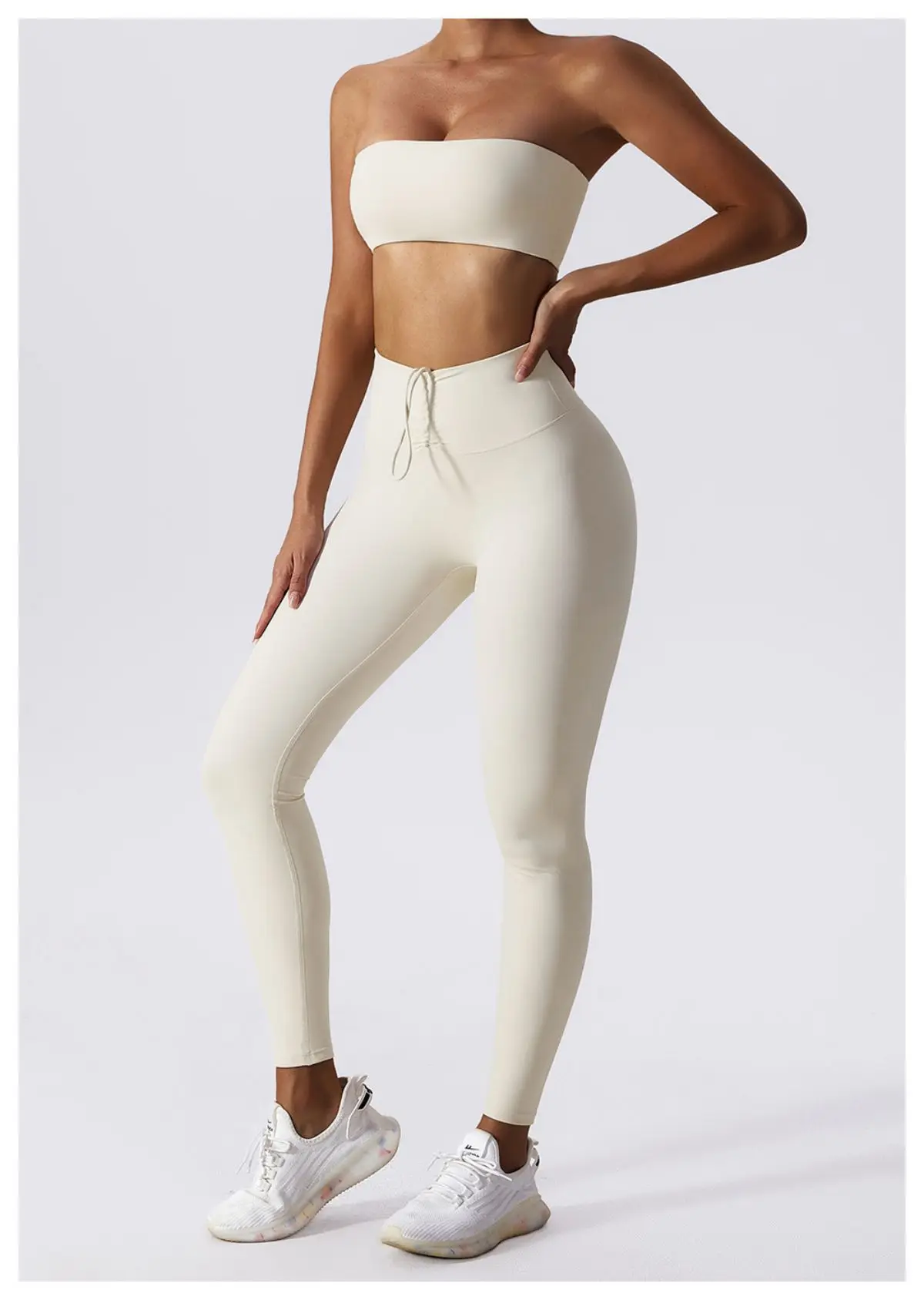 Sommer Trägerloser Sport-BH für Damen, Schnelltrocknende Yoga-Kleidung, Damen Tube Top Fitness Brustwickel-Unterwäsche, Workout-BH für Frauen – Detail 17