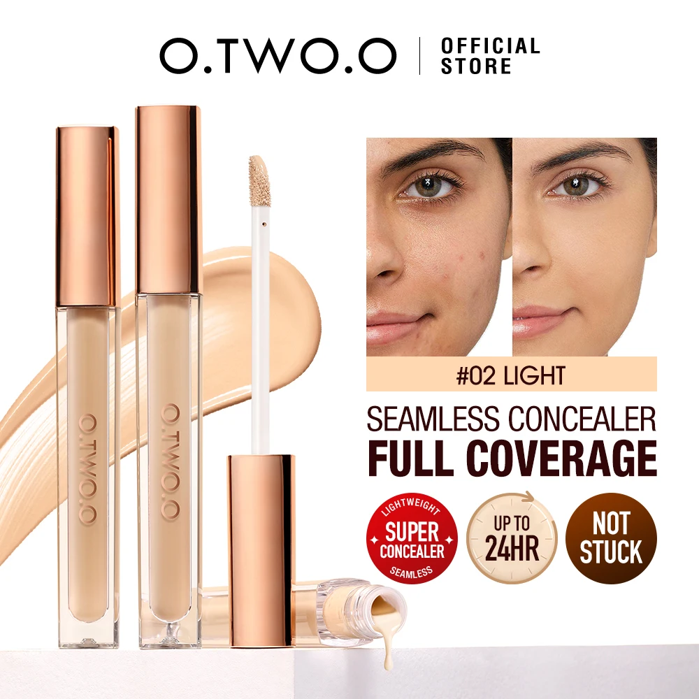 O.TWO.O Concealer Makeup Base Matte Lightweight Waterproof Eyes Dark Circles Foundation Cream Face Concealer Comestics