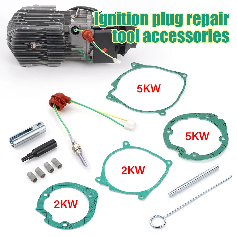 13 Pieces Ignition Plug Set Of Heater Accessories For Replacing 12V 2KW-5KW-8KW Parking Heater Repair Kit Accessories