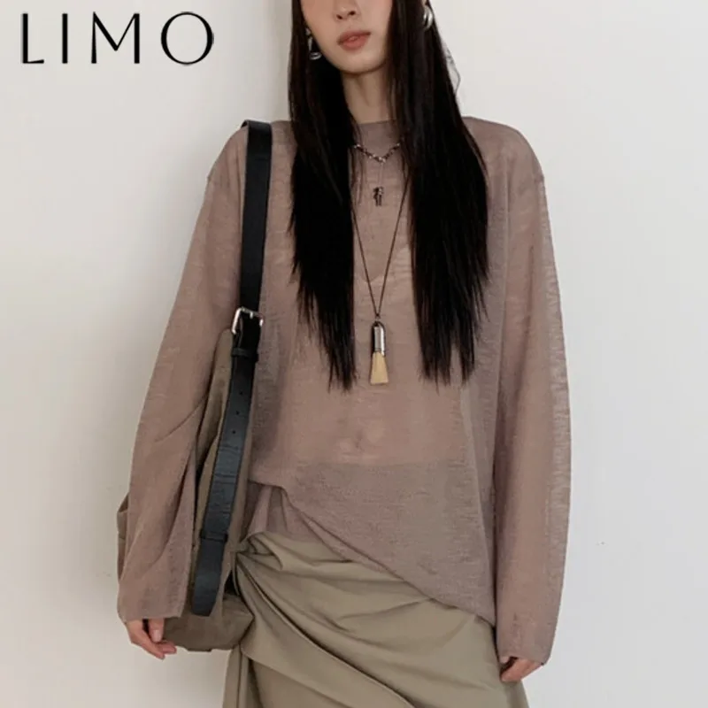 

LIMO Elegant Sun Protection Shirt Women’s Lightweight Summer Cover-Up Loose Casual Blouse Slimming Chic Versatile Daily Wear