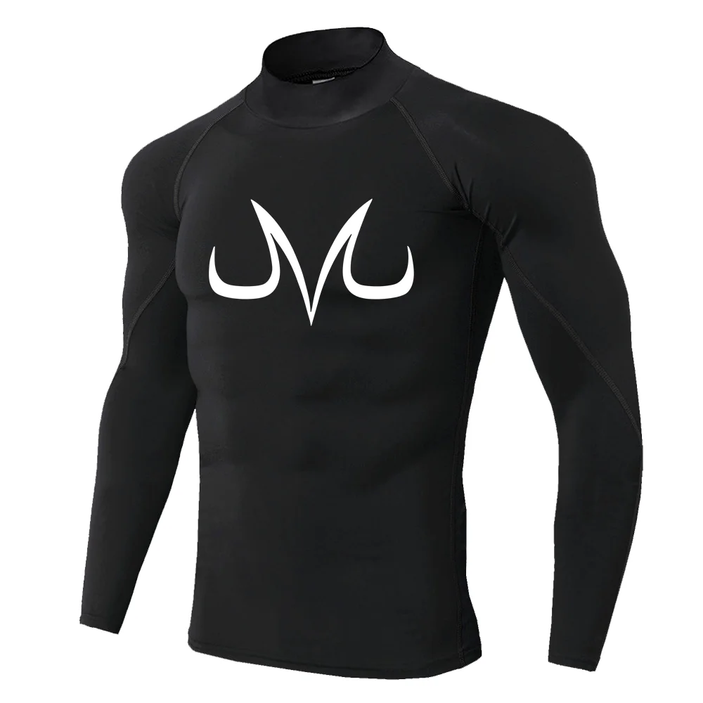 Dragon Ball Anime Compression Shirt Men Fitness Gym Stretch Breathable Sport Tights Outdoor Running Long Sleeve Sun Protection view 6