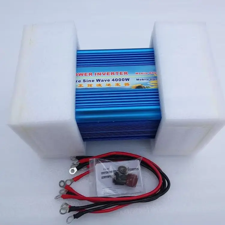 Free shipping 4000W Pure sine wave inverter dc 36v to ac 110v 120v 60hz for solar system