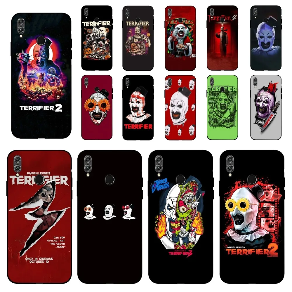 Horror Movie T-Terrifier Phone Case For Huawei Honor 10 Lite 9 20 7A 9X 30 50 60 70 Pro Plus Soft Silicone Cover