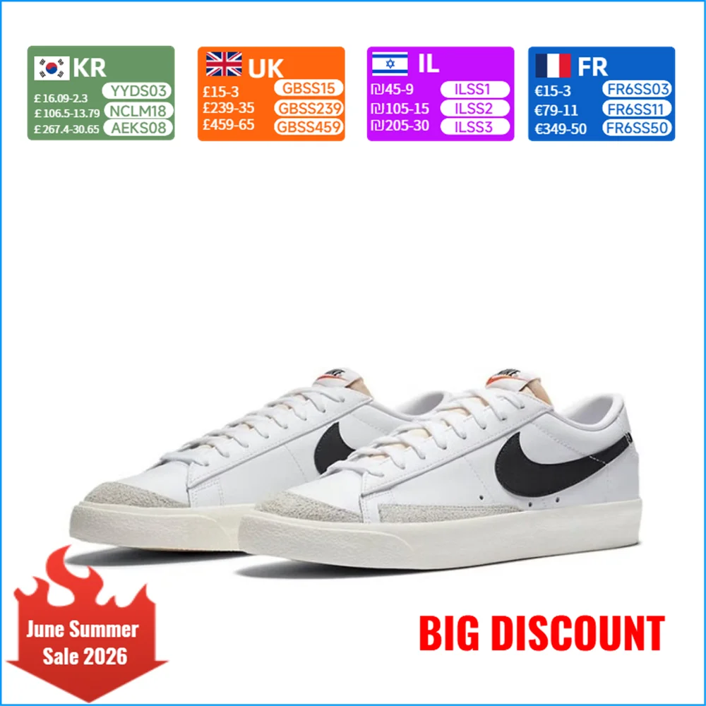 

Nike Blazer Sneakers Classic Retro Design Durable Comfort for Casual Everyday Wear DA6364-101