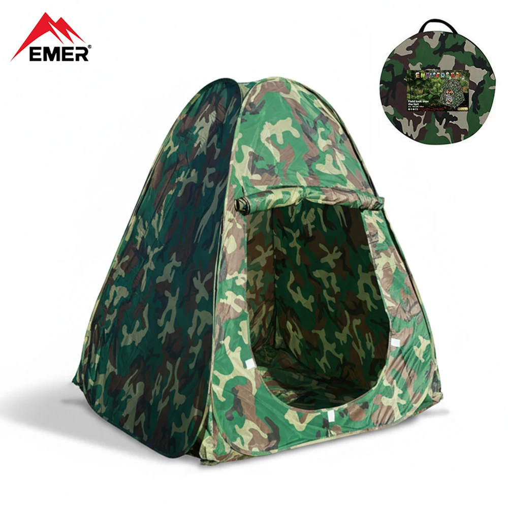 

EMER палатка для наблюдения за птицами, уличная камуфляжная палатка для кемпинга, портативная охотничья уличная палатка с навесом от солнца, пляжная палатка для рыбалки, пешего туризма
