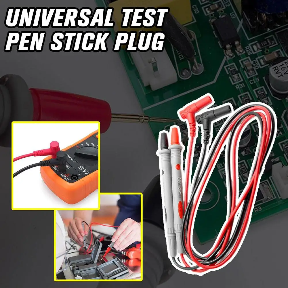 

1000V 20A Universal Digital Multimeter Probe Test Leads Pen Tip For Multimeter Feelers Multimeter Wire Cable J4H0