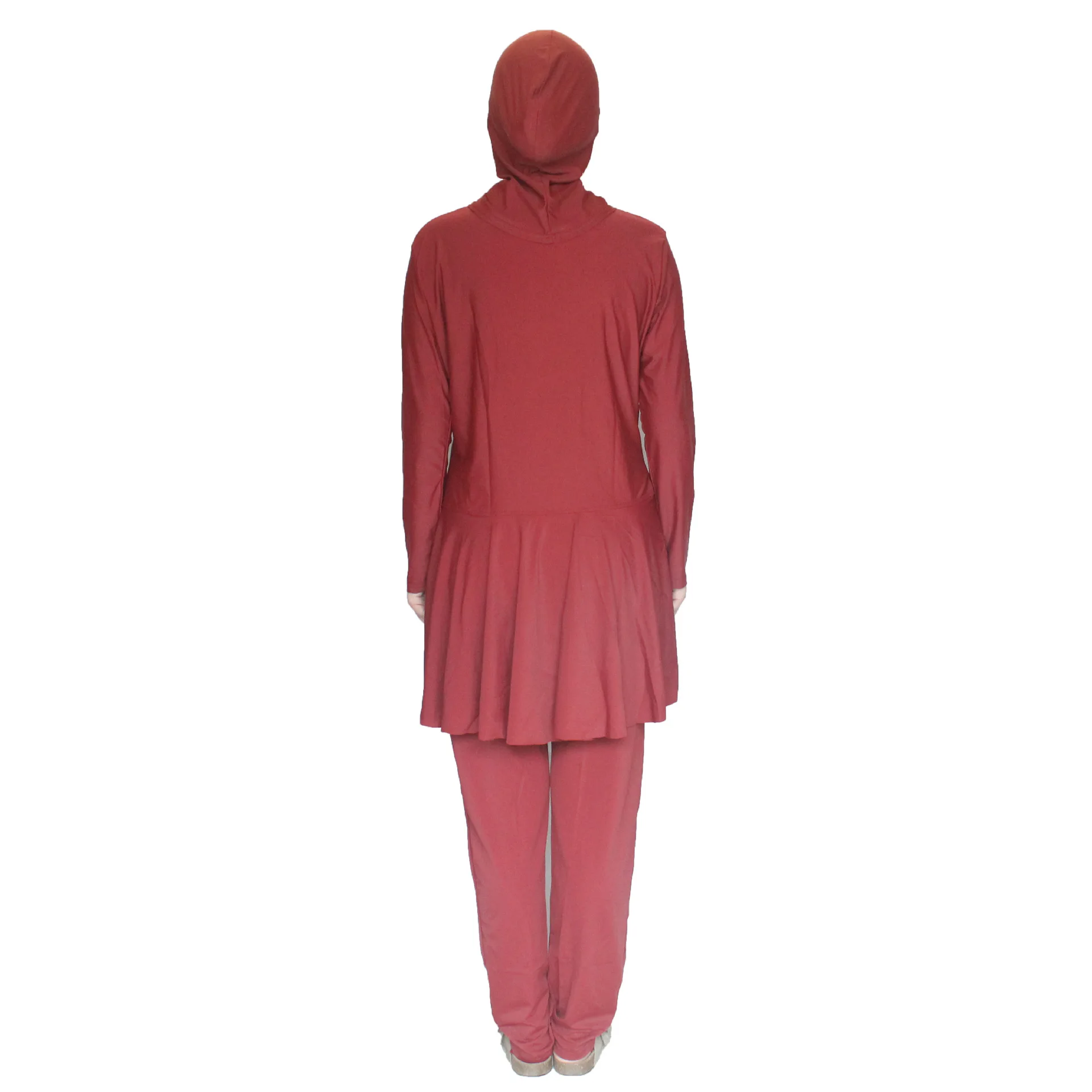 

3PCS Muslim Modest Burkini Femme Musulmane Maillot De Bain Swimwear Women Hijab Swimsuit Borkini Conservative Islam Bathing Suit