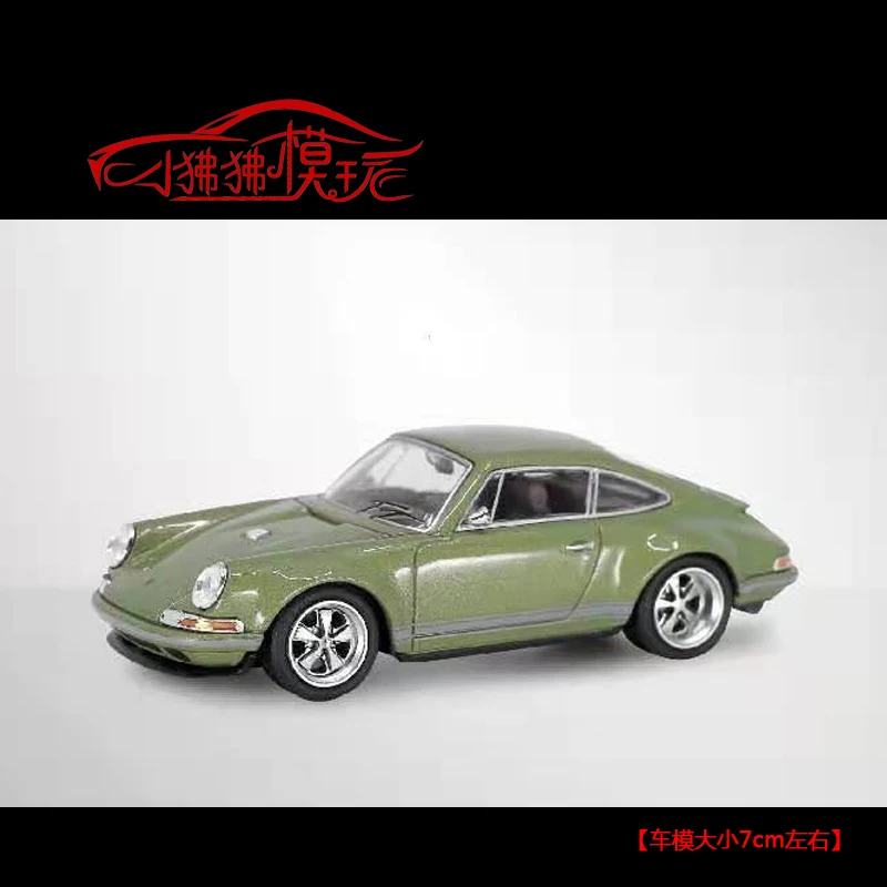 POPRACE 1:64 rwb Singer 911 964 Targa  997 gulf Collection die cast alloy car model decoration gift