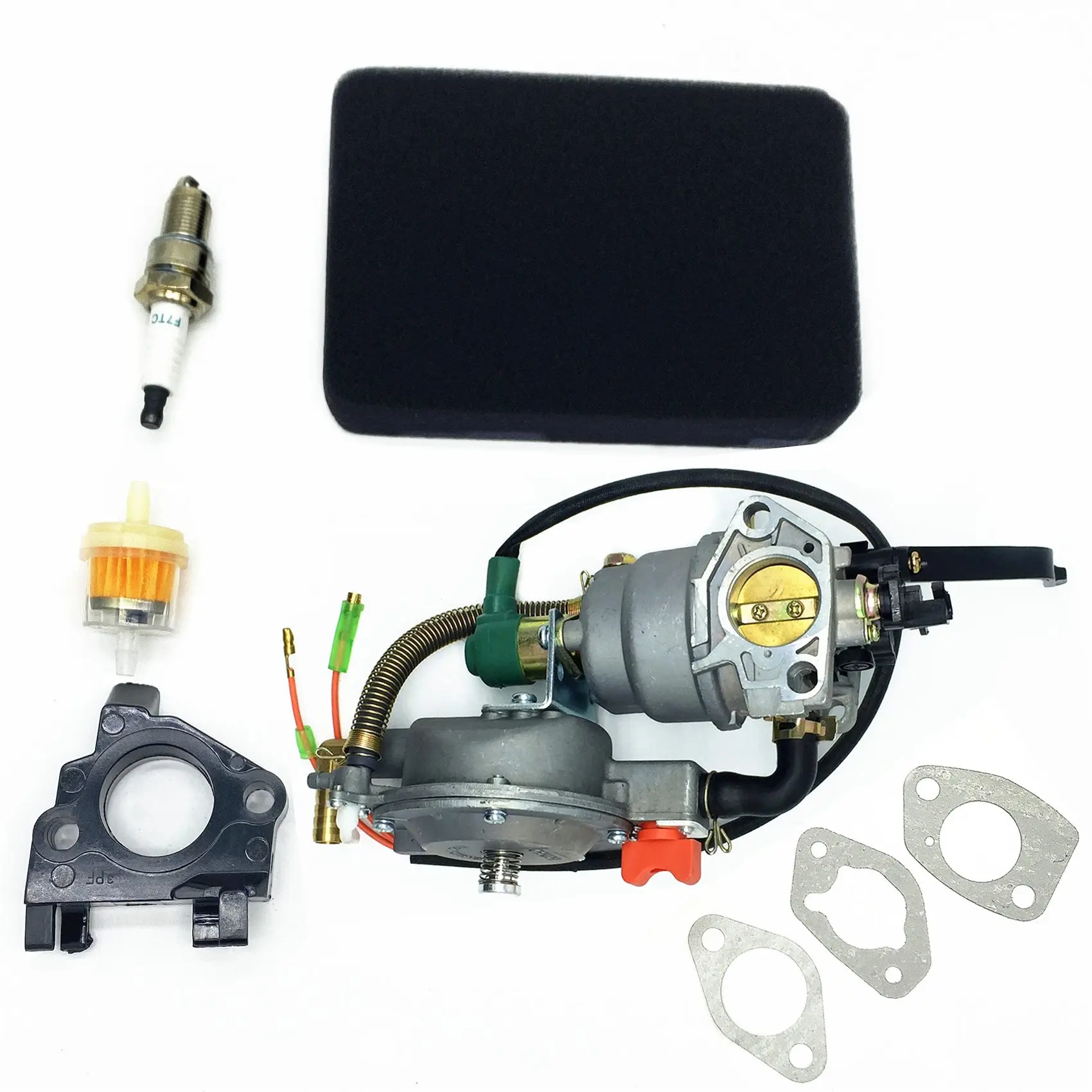 Dual Fuel LPG Coversion Carburetor for Champion 100155 100230 100297 439Cc 459Cc Generac Power 0K95520119 GP3250 GP3300