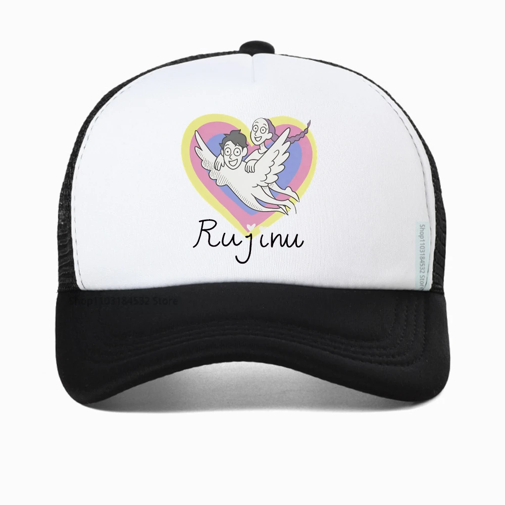 

Rujinu KPDH Jinu Demon Hunter baseball cap Kpop Huntrix summer mesh caps adjustable Snapback Hats fashion casual trucker hat