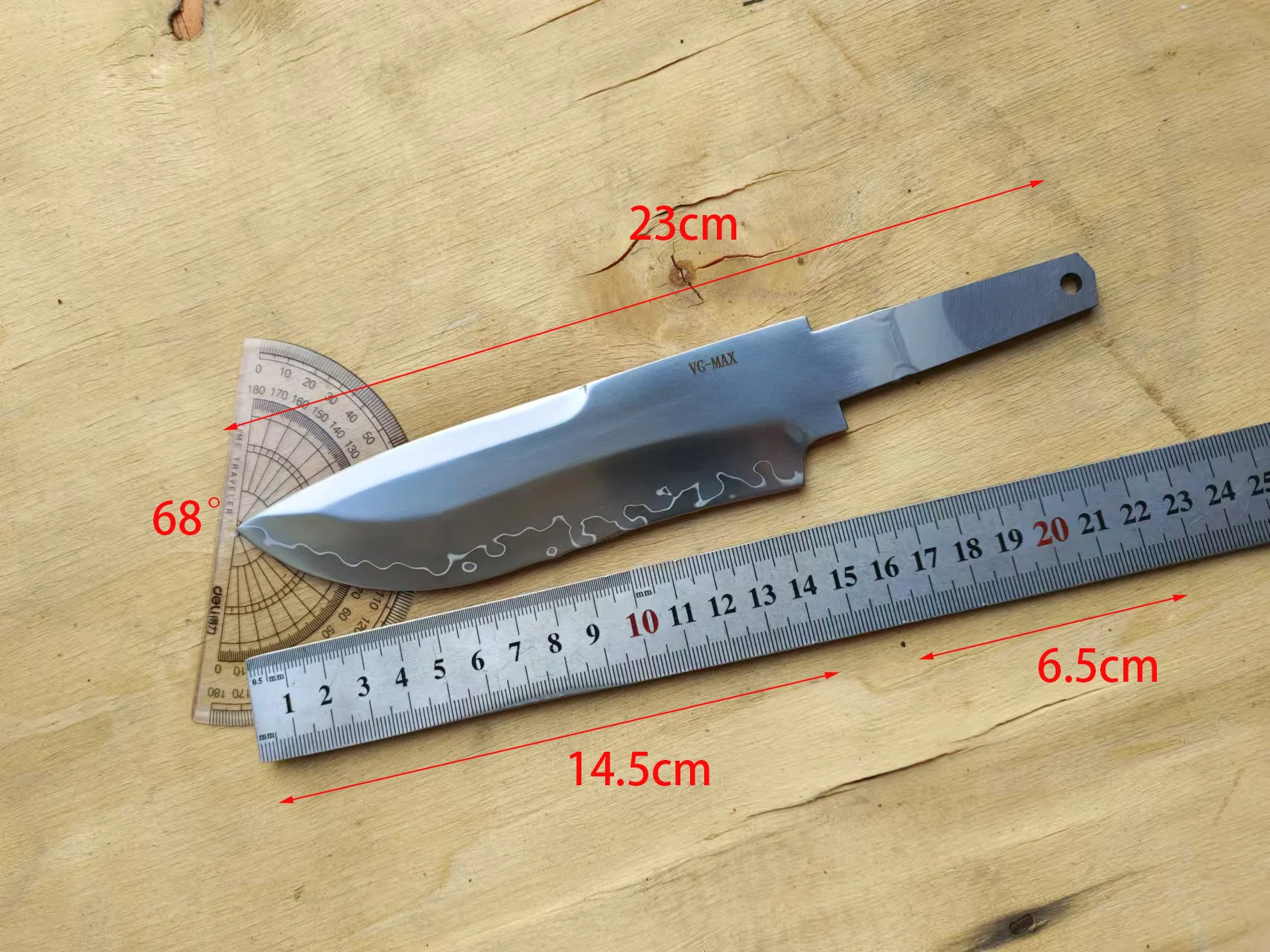 5.7 Inch Blade Without Handle VG10 Steel Sharp Utility Chef Cleaver Meat Slicing Vegetables Paring Barbecue DIY Kitchen Knives